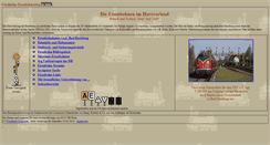 Desktop Screenshot of eisenbahn-harzvorland.de